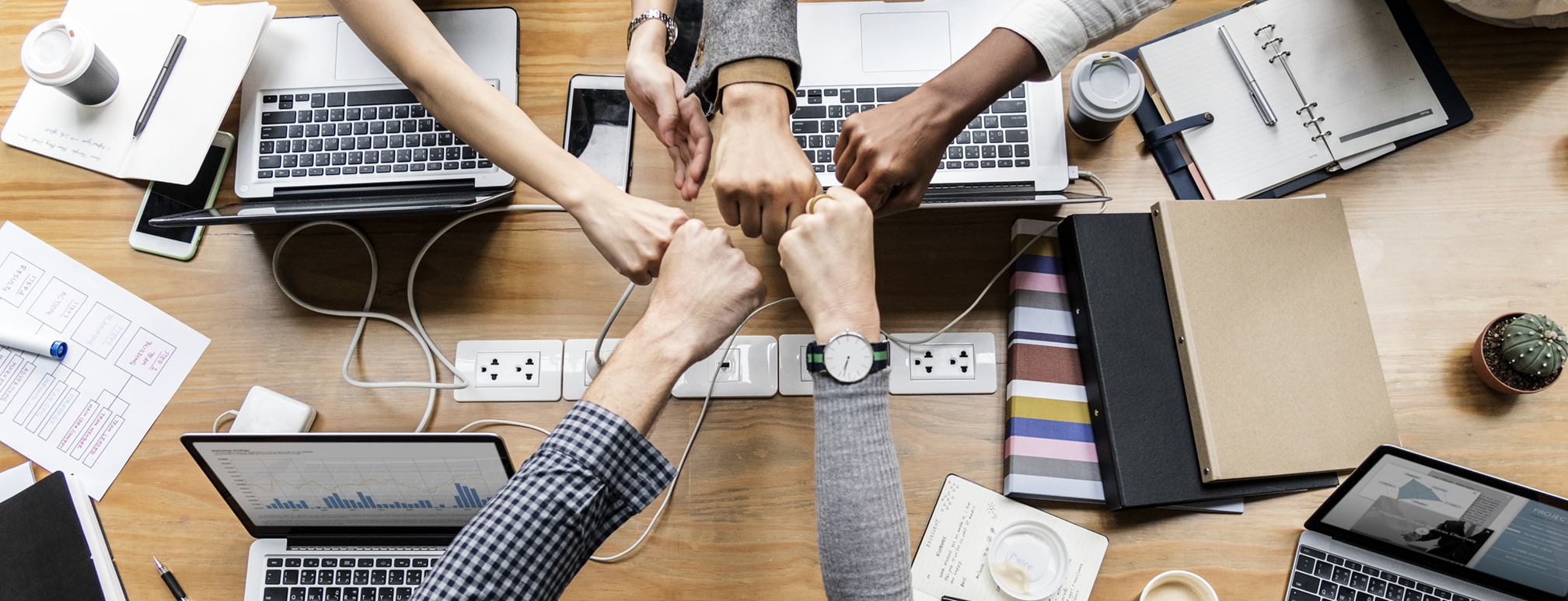 Team working together