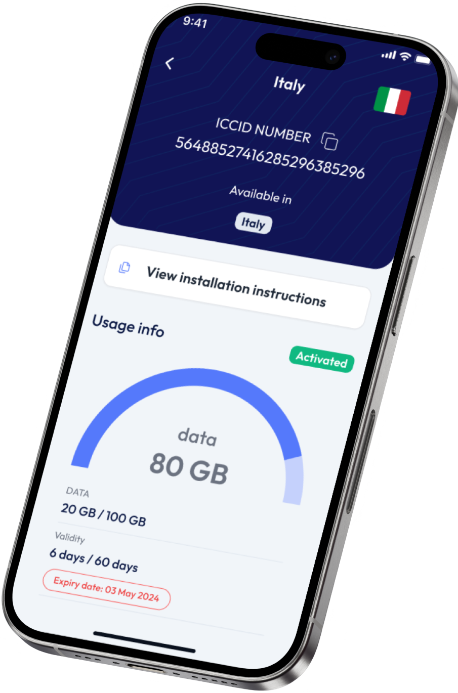 Wow Connect eSIM illustration
